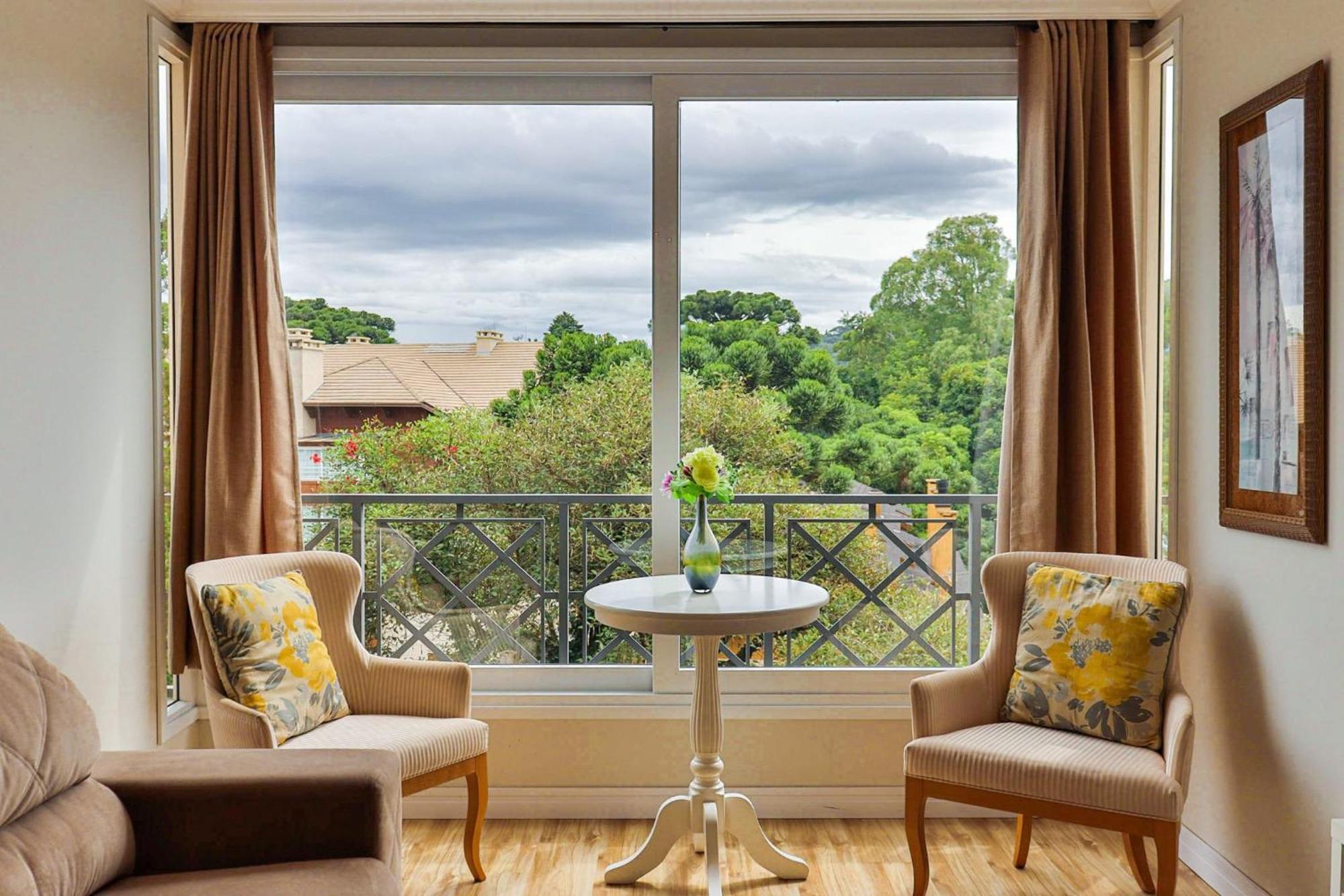 Locar-In Gramado - 200 M Da Rua Coberta Apartment Bagian luar foto