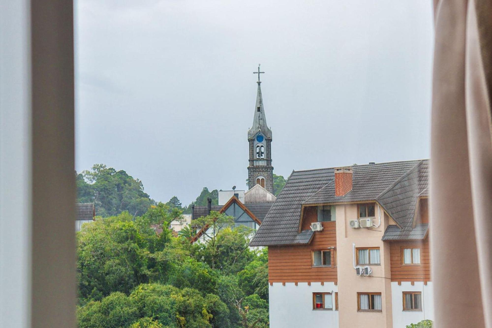 Locar-In Gramado - 200 M Da Rua Coberta Apartment Bagian luar foto