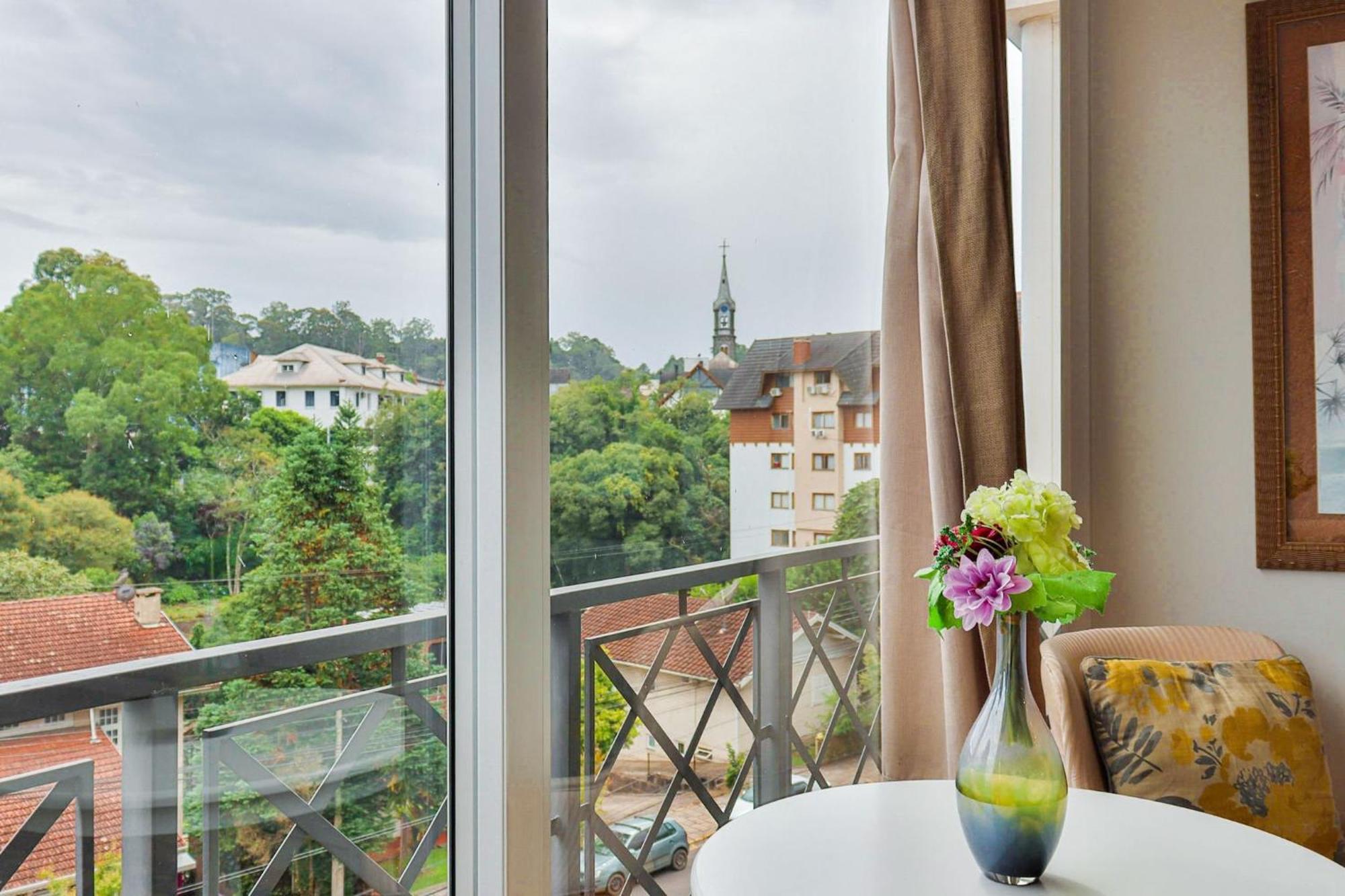 Locar-In Gramado - 200 M Da Rua Coberta Apartment Bagian luar foto